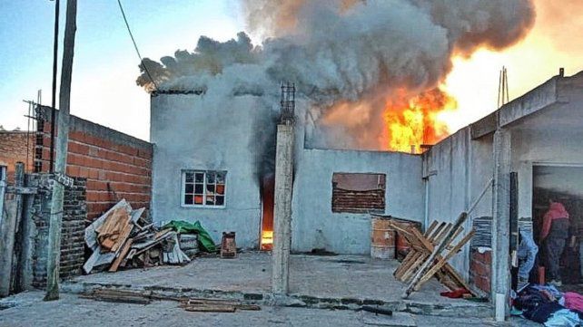 Concordia: cuatro casas afectadas por un incendio