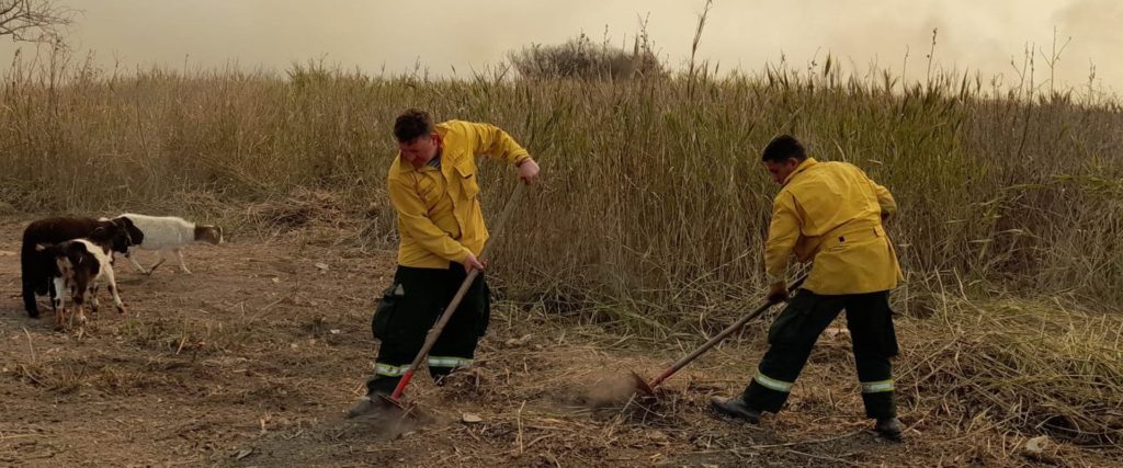 Continúa el combate de incendios en el Delta del Paraná