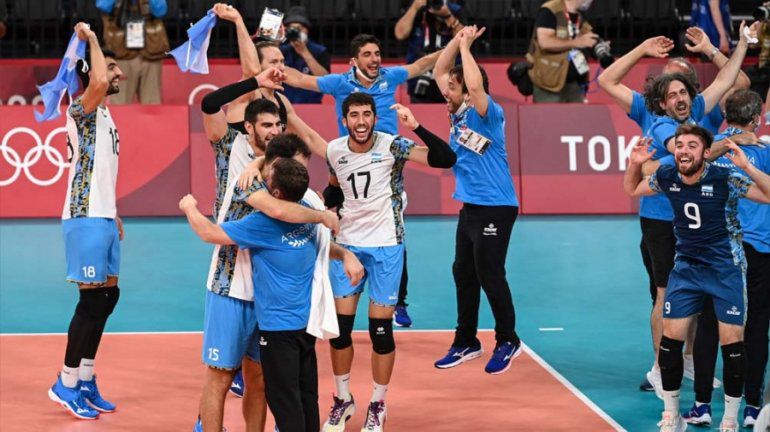 Argentina venció a Brasil y logró el bronce olímpico en vóley