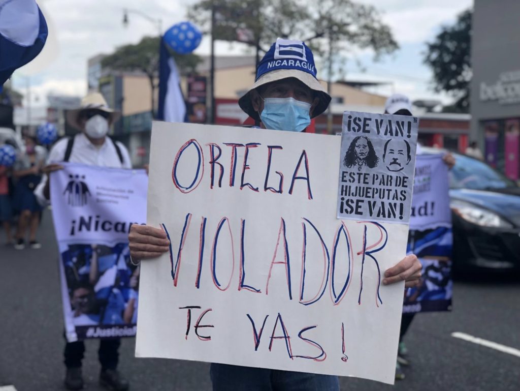 Un opositor nicaragüense fue baleado en Costa Rica