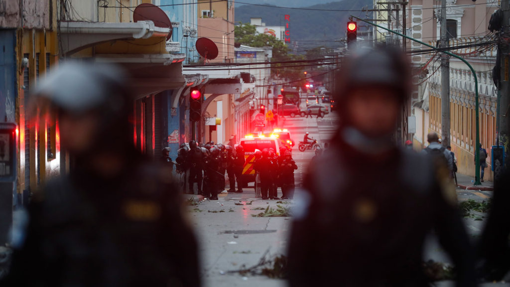Cuatro periodistas heridos y dos personas detenidas en Guatemala