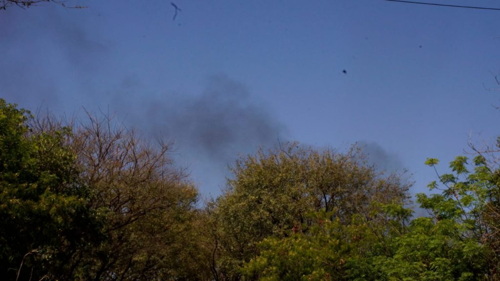 Gran humo negro en Paraná
