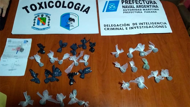 Desbaratan un “kiosco” de droga en barrio Paraná XVI