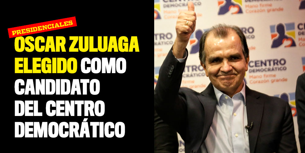 Colombia: Óscar Iván Zuluaga como candidato único del Uribismo
