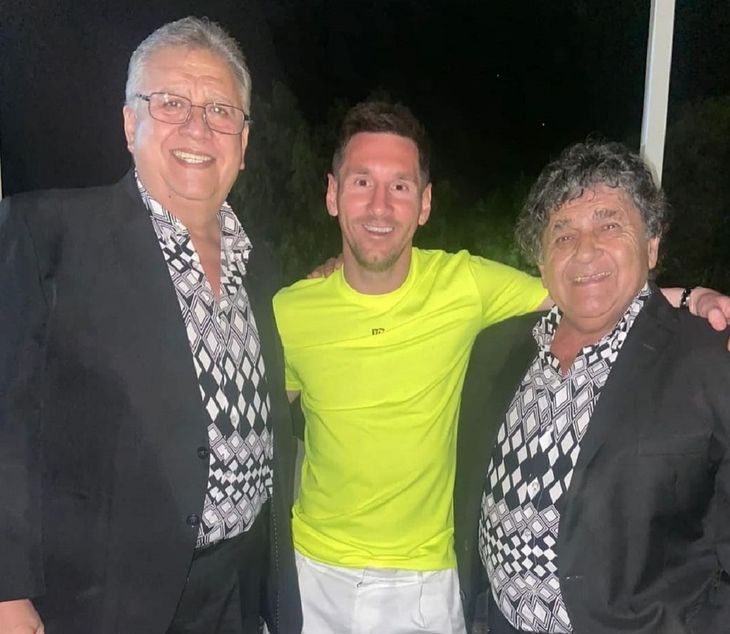 Los Palmeras le dieron un show privado a Messi