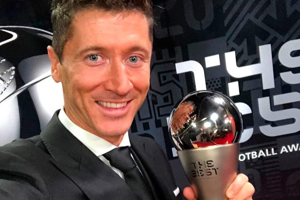Lewandowski le ganó a Messi el Premio The Best del mundo