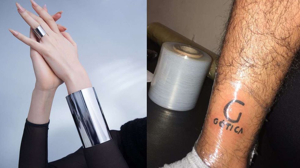 Empresa cambia una orden de compra por un tatuaje de la marca