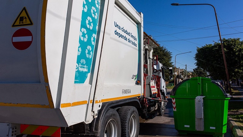 Este jueves no habrá recolección de residuos en Paraná