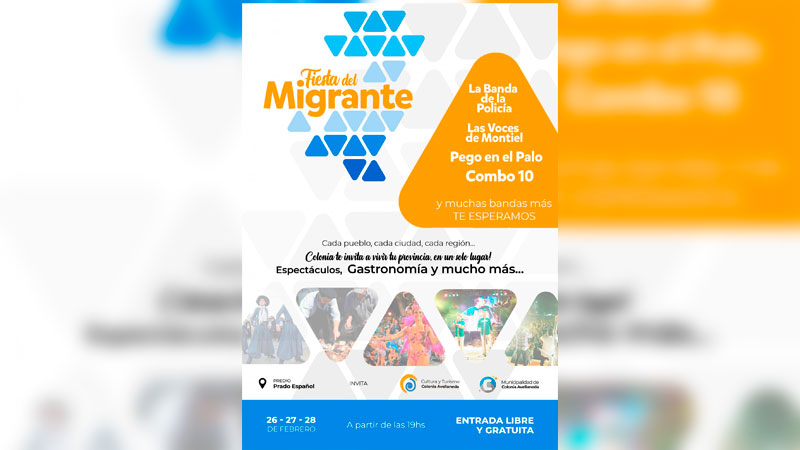Colonia Avellaneda festejará la Fiesta del Migrante