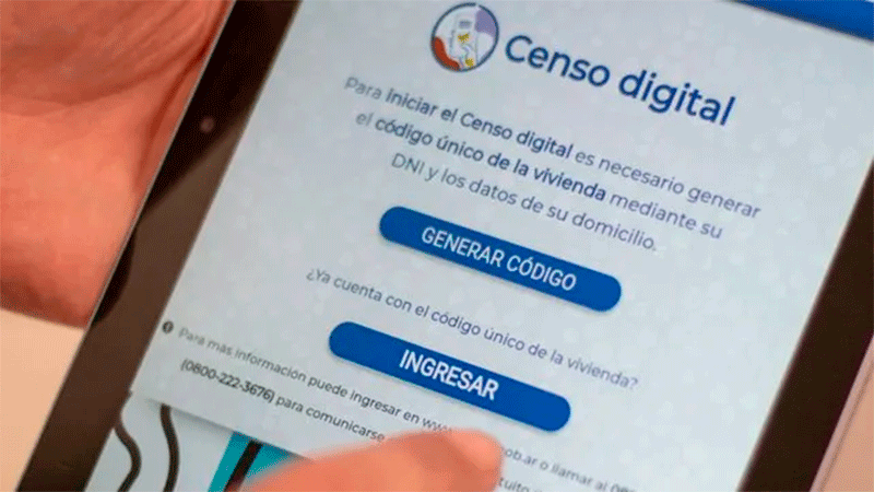 Censo 2022: “más del 50% de los entrerrianos lo hizo digital”