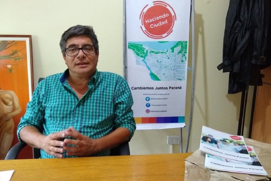 Gustavo Curvale será precandidato a intendente de Paraná