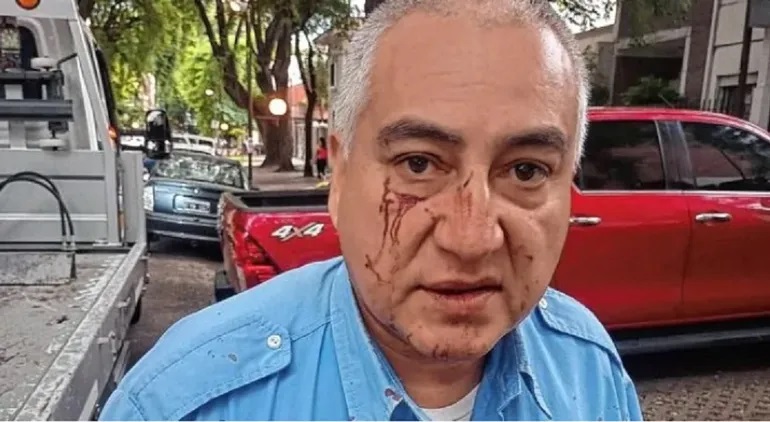 Paraná: brutal agresión a un inspector de tránsito
