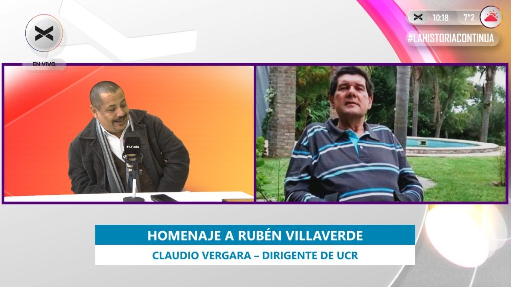 Homenaje a Rubén Villaverde desde la UCR