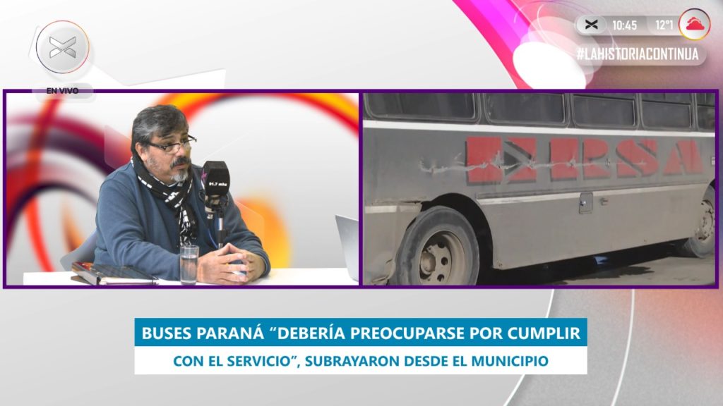 Municipio pide a Buses Paraná que cumpla con el servicio