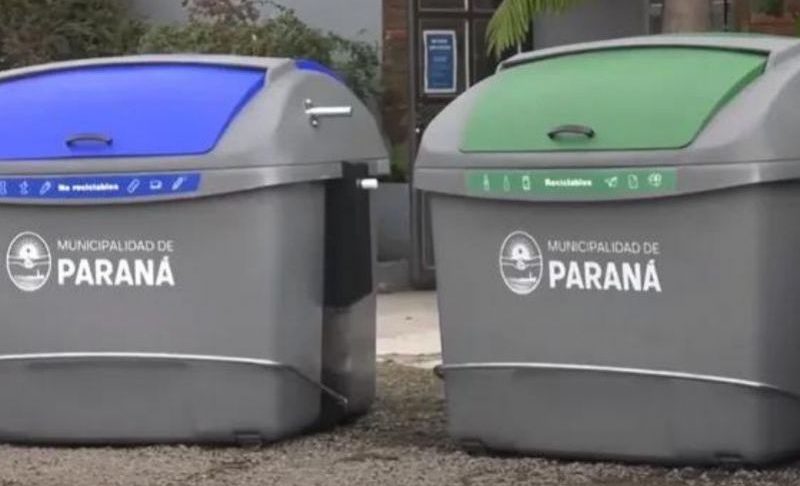 Paraná: comienza la separación de residuos en el microcentro