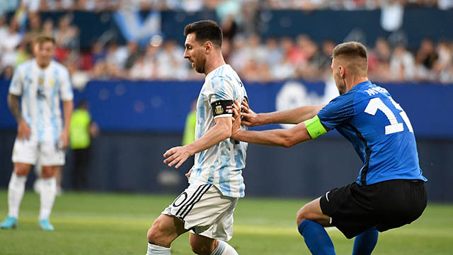 La Selección Argentina aplastó 5-0 a Estonia