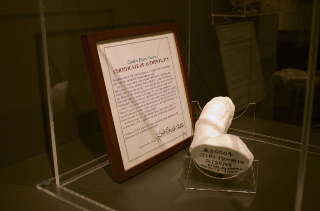 Museo de órganos sexuales: El molde del pene de Jimi Hendrix