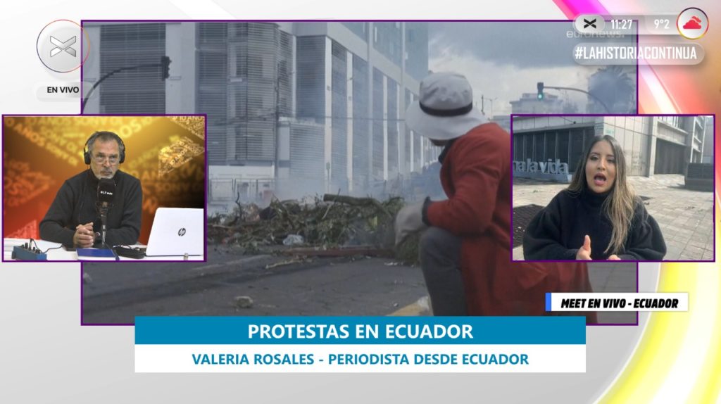 Grandes protestas en Ecuador
