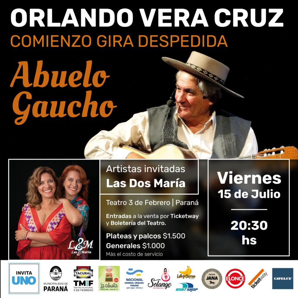 Orlando Vera Cruz se presentará en el Teatro 3 de Febrero