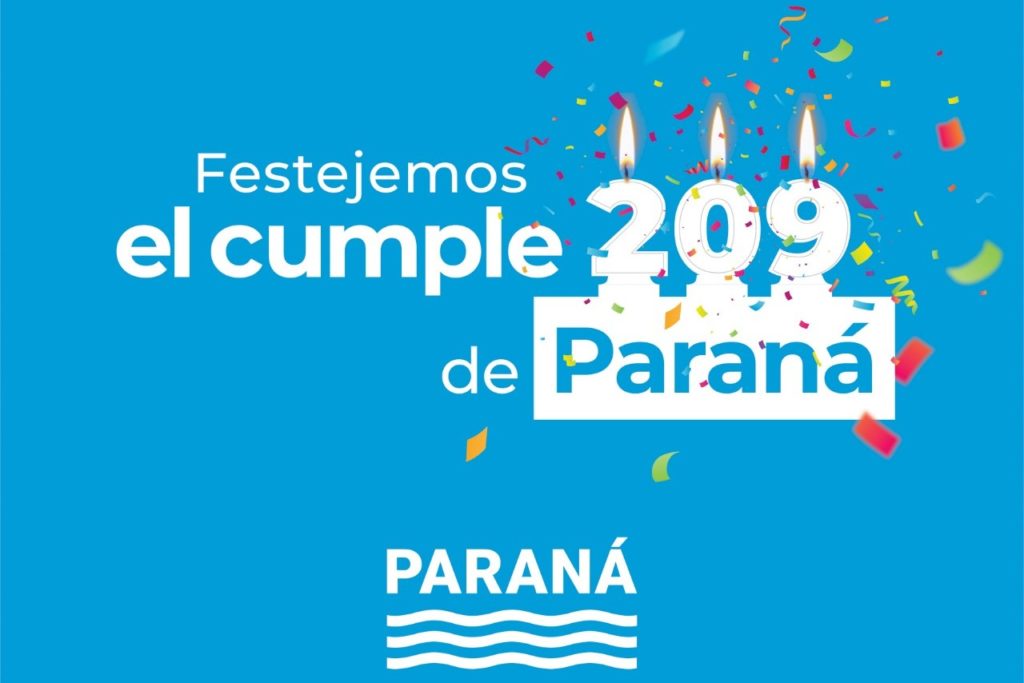 Paraná cumple 209 años