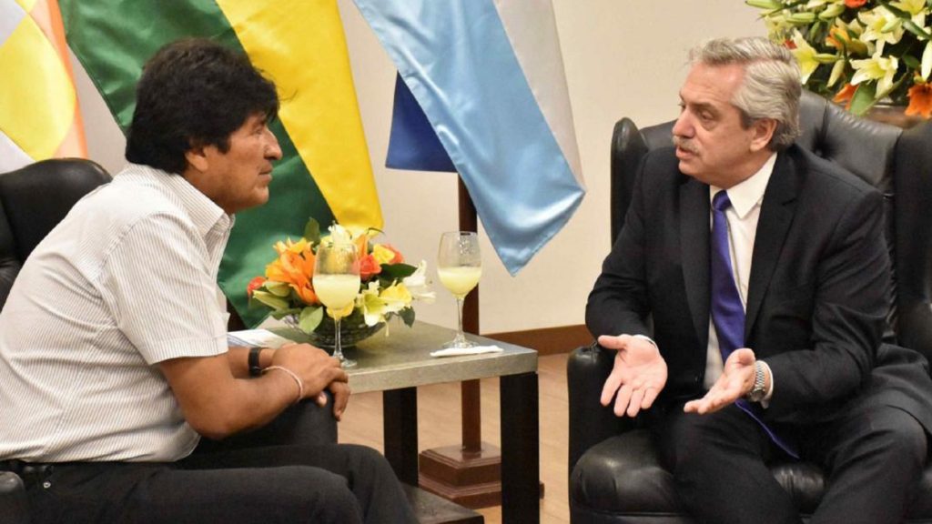 Alberto Fernández almorzó con Evo Morales: de qué hablaron