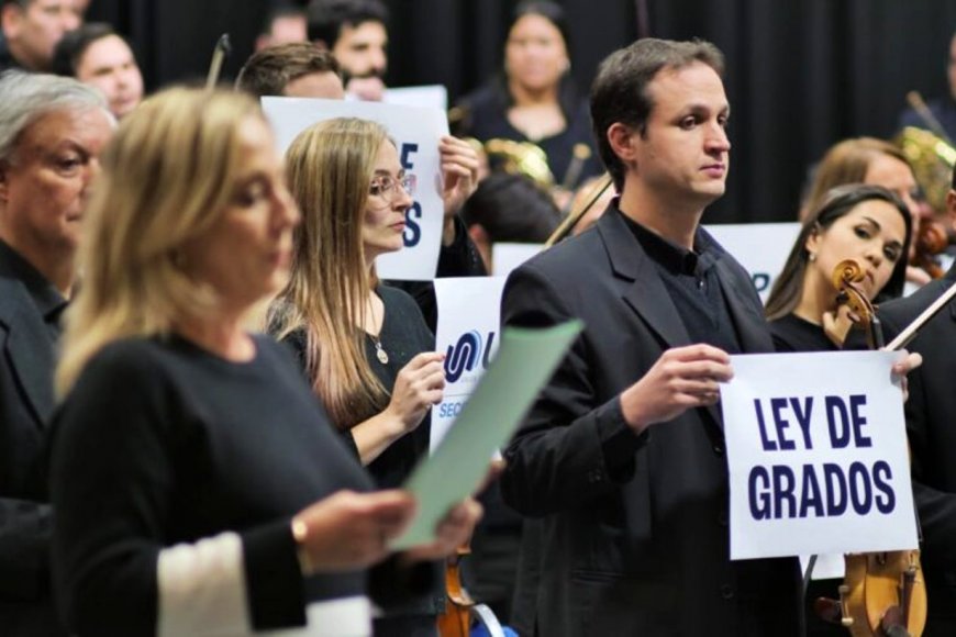 Trabajadores de la Orquesta Sinfónica siguen con sus reclamos