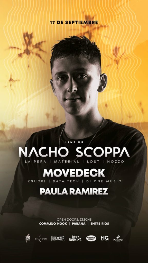 Nacho Scoppa y DJ’s en Paraná