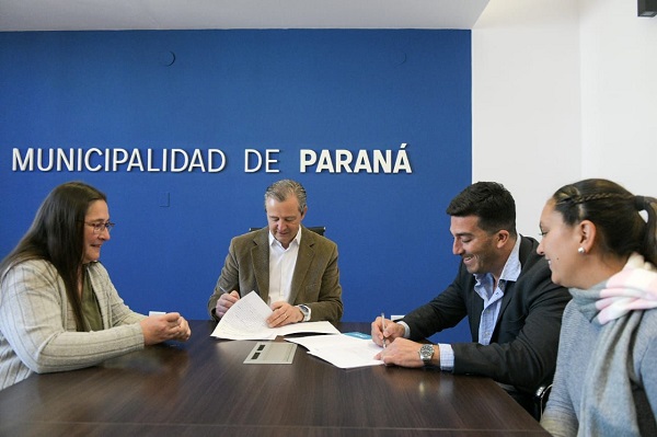 El municipio de Paraná firma convenio con el Copnaf