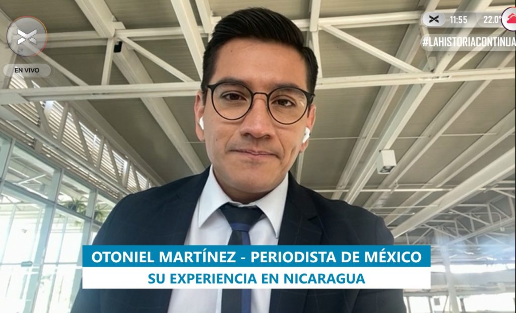 Otoniel Martínez cuenta su experiencia en Nicaragua