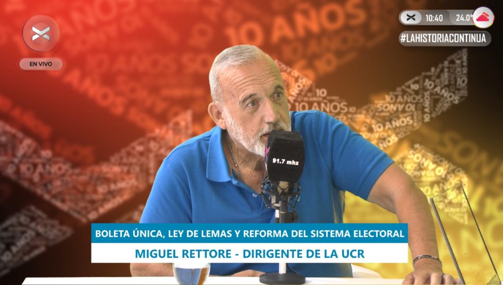 Miguel Rettore: “La ley de lemas destruye el partido político”