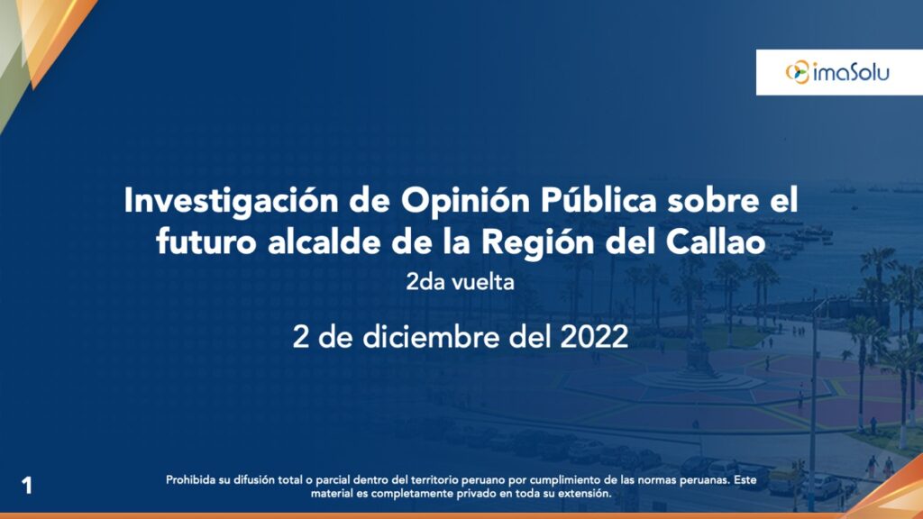 Perú: El gobierno regional del Callao alista segunda vuelta