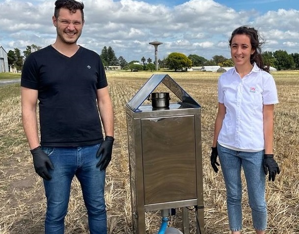 Desarrollan un equipo para medir agroquímicos en el aire en el INTA Paraná