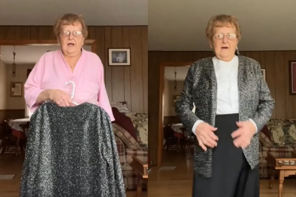 “Outfit de mi funeral”, la abuela de 92 años que compartió un video en TikTok y sorprendió a todos