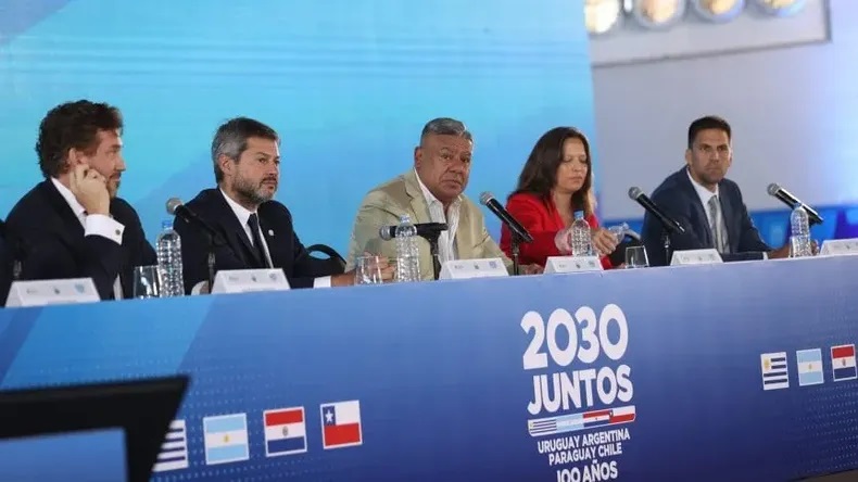 Mundial 2030: Argentina, Uruguay, Paraguay y Chile lanzaron  la candidatura