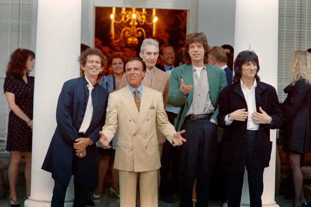 A 28 años del primer recital de los Rolling Stones en el país: el encuentro con Menem en Olivos