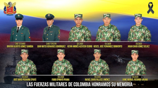 El ELN mató a nueve militares en Colombia