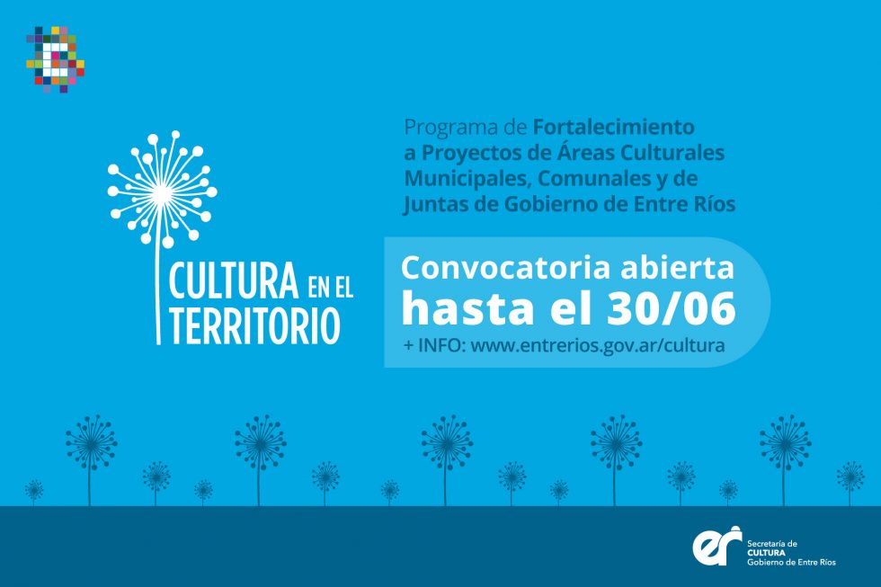 Nuevo programa de la Secretaría de Cultura de la Provincia para el fortalecimiento a la cultura