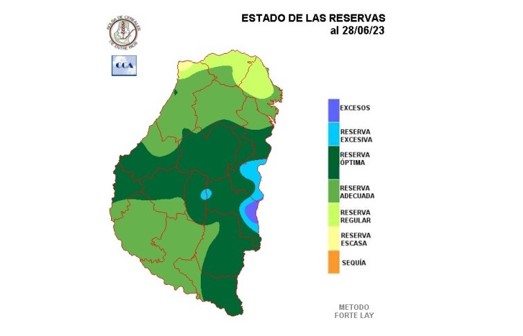 Reservas hídricas en Entre Ríos: “Son más que suficientes para los lotes implantados”