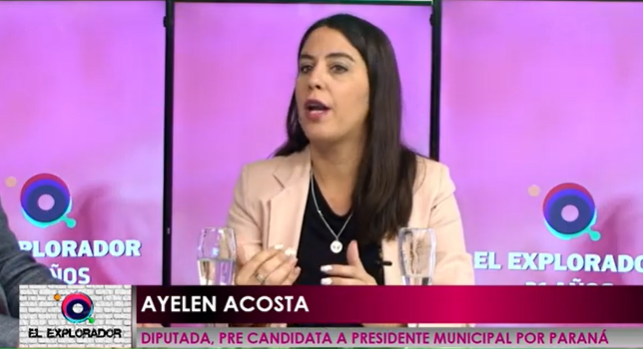 Ayelen Acosta habla de su propuesta de seguridad “la guardia urbana es su principal eje en la materia”