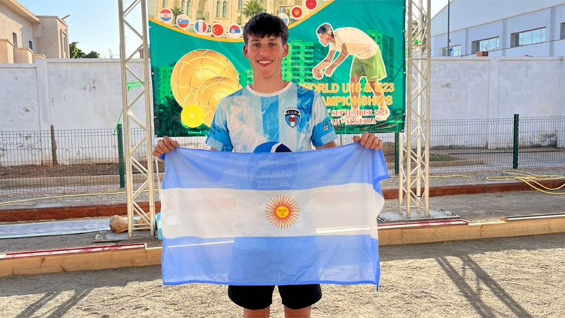 Un joven paranaense campeón Mundial de Bochas en Argelia