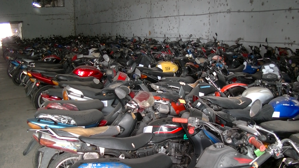 Paraná: compactarán más de 7 mil motos abandonadas