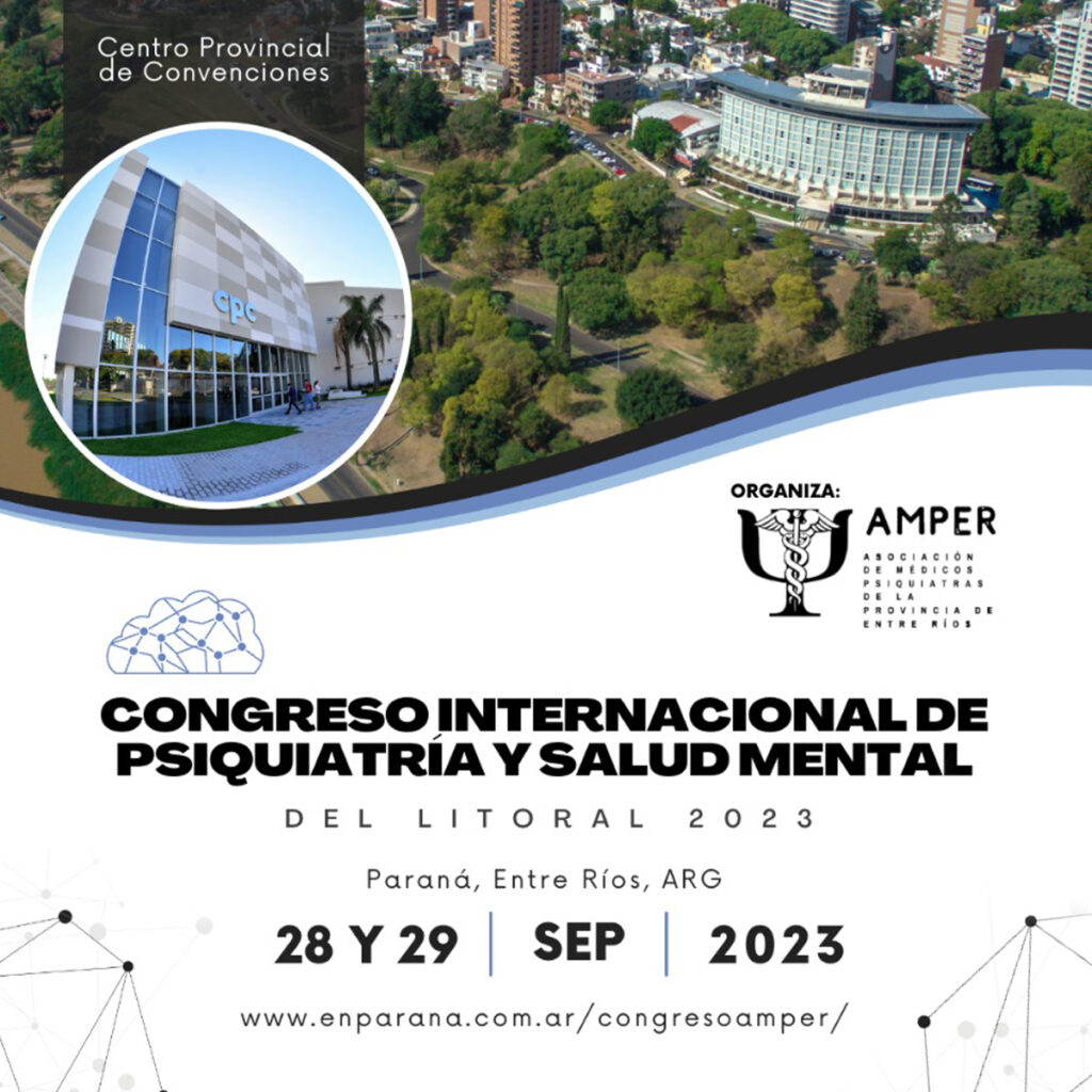 Se realizará en Paraná el Congreso Internacional de Psiquiatría