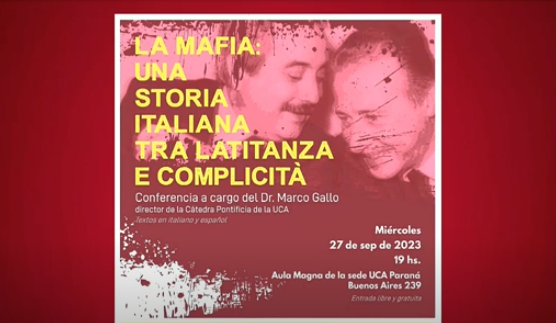 Marcos Gallo presentó su libro “mafia italiana: una historia entre inacción y complicidad”.