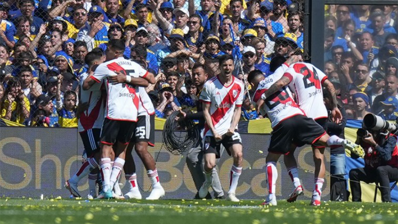 River festejó en el Superclásico ante Boca en la Bombonera: los goles del triunfo