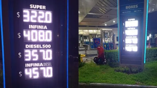 Los combustibles aumentaron cerca de 10% en Paraná
