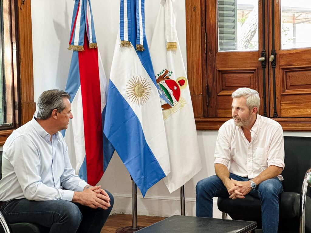 Rogelio Frigerio se reunió con el Intendente de Paraná, Adan Bahl