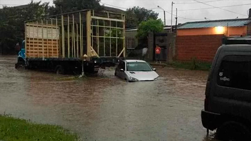 Asistieron a familias afectadas por el temporal en localidades entrerrianas