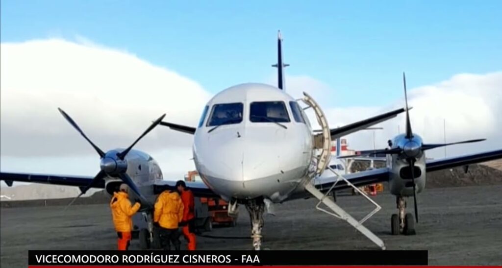 Histórico: FAA concretó el primer vuelo del avión militar hacia la Base Marambio
