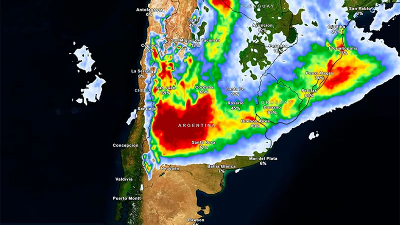 Alertan por una ciclogénesis en el centro del país: cuándo afectará a Entre Ríos