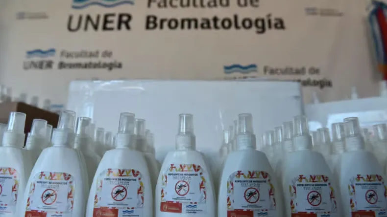 Gualeguaychú: la Facultad de Bromatología produjo unos 4 mil frascos de repelente